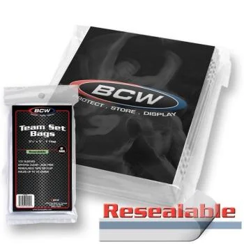 BCW Team Set Bags Resealable (100 Bags)