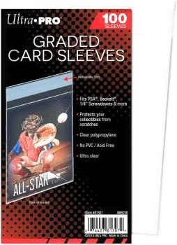 Ultra Pro Graded Card Sleeves (100 Sleeves)