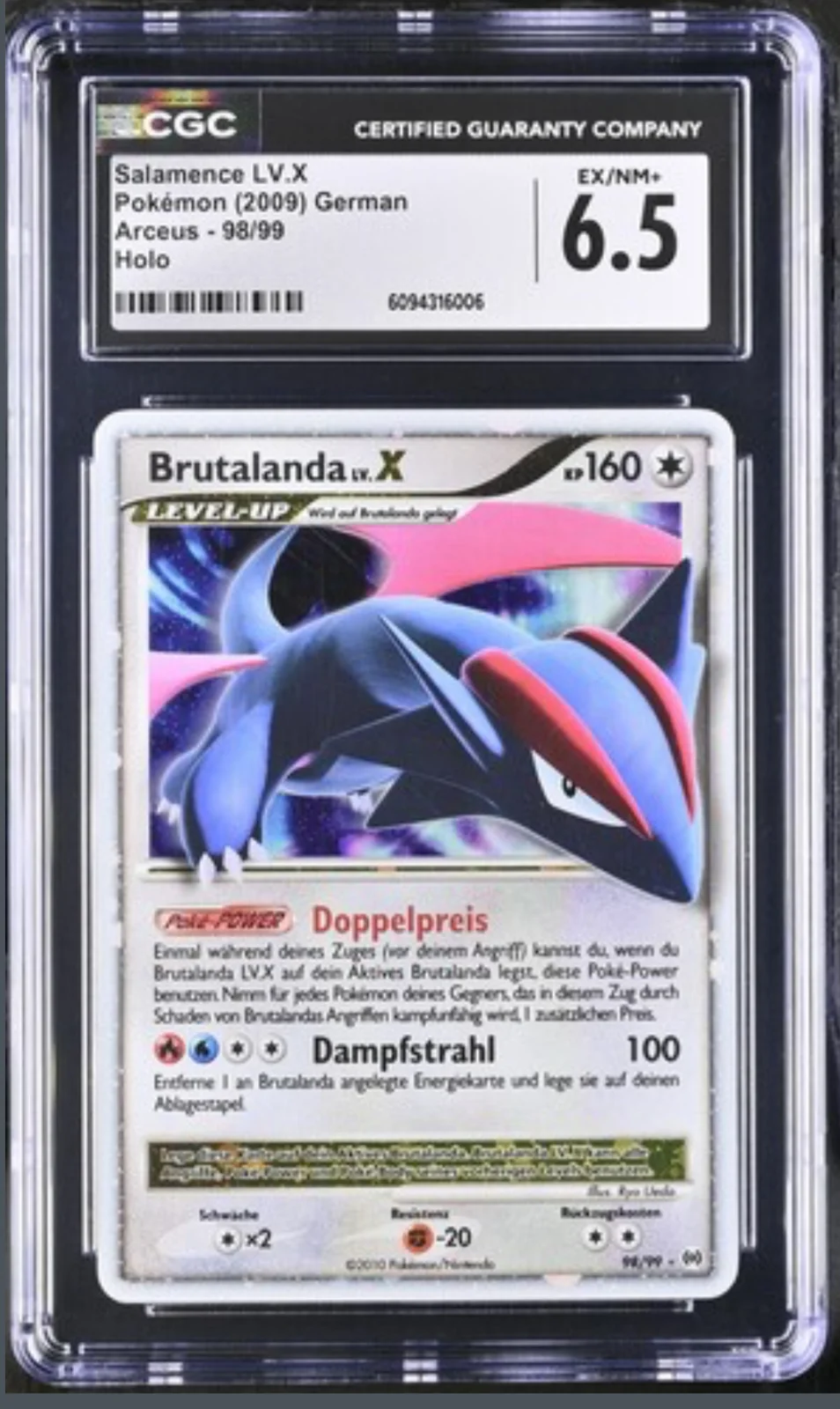 CGC 6.5 Brutalanda LV.X DE. 2009 ( AR90 )