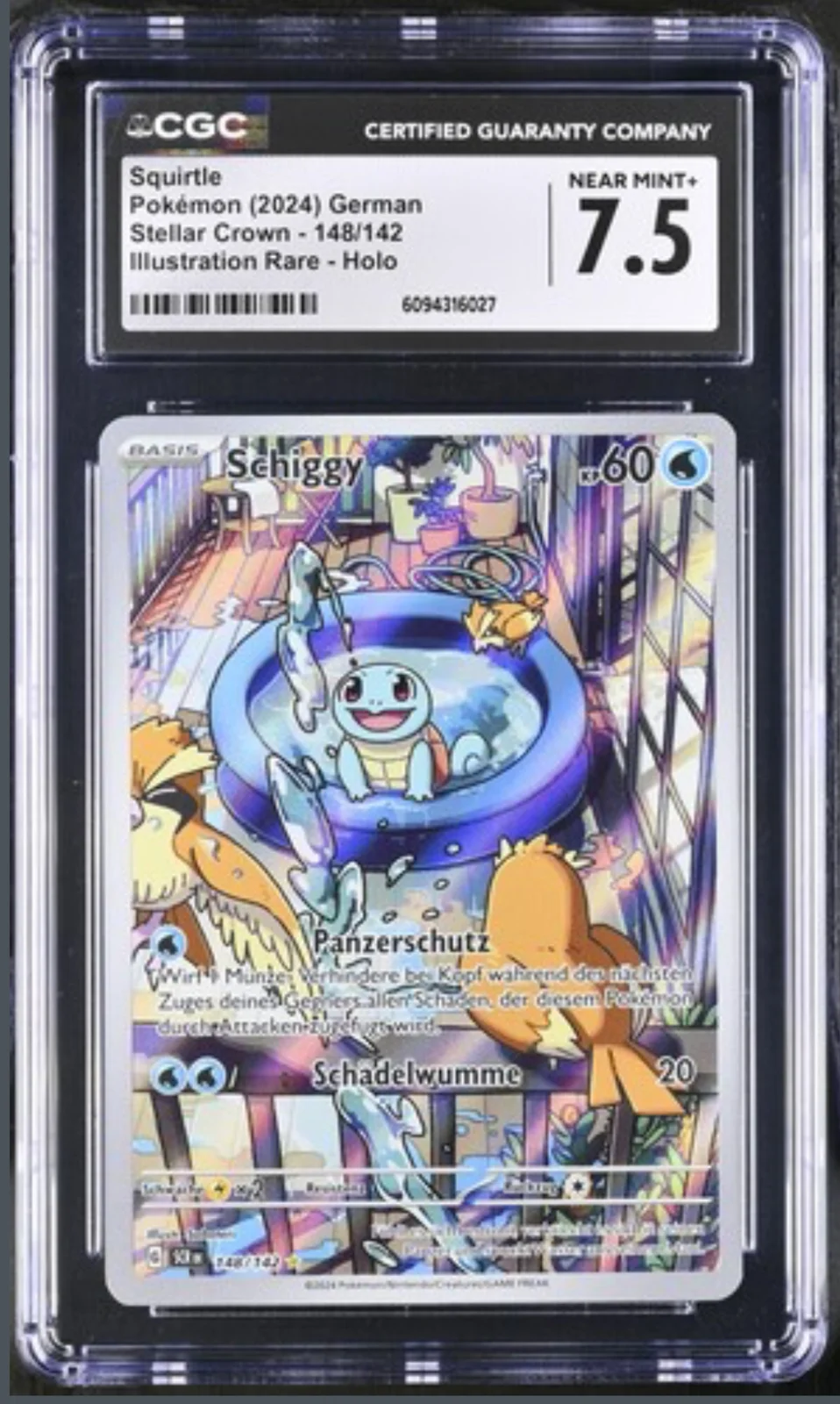 CGC 7.5 Schiggy  DE.  2024 ( SCR148 )