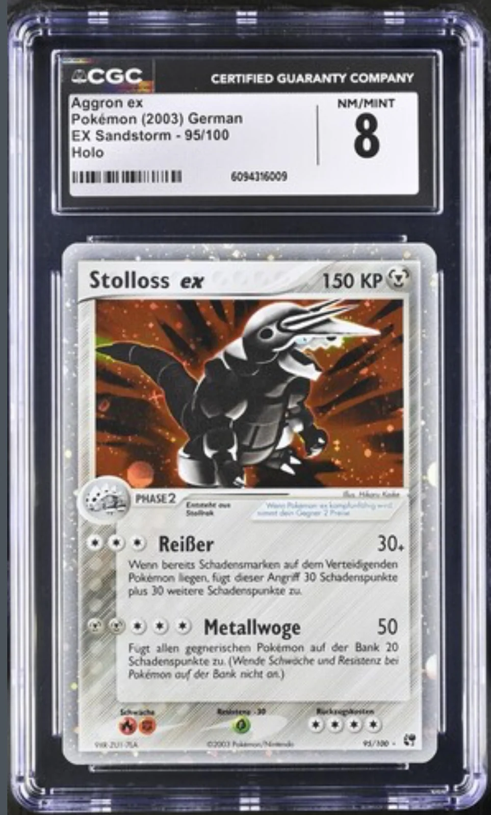 CGC 8 Stolloss EX  DE. 2003 ( SS95 )