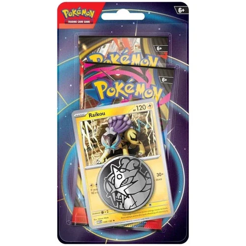 Pokemon 2er Blister ( Raikou Promo + Coin )