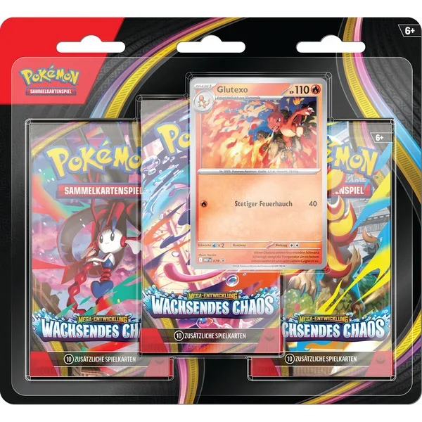 Pokemon 3er Blister Wachsendes Chaos