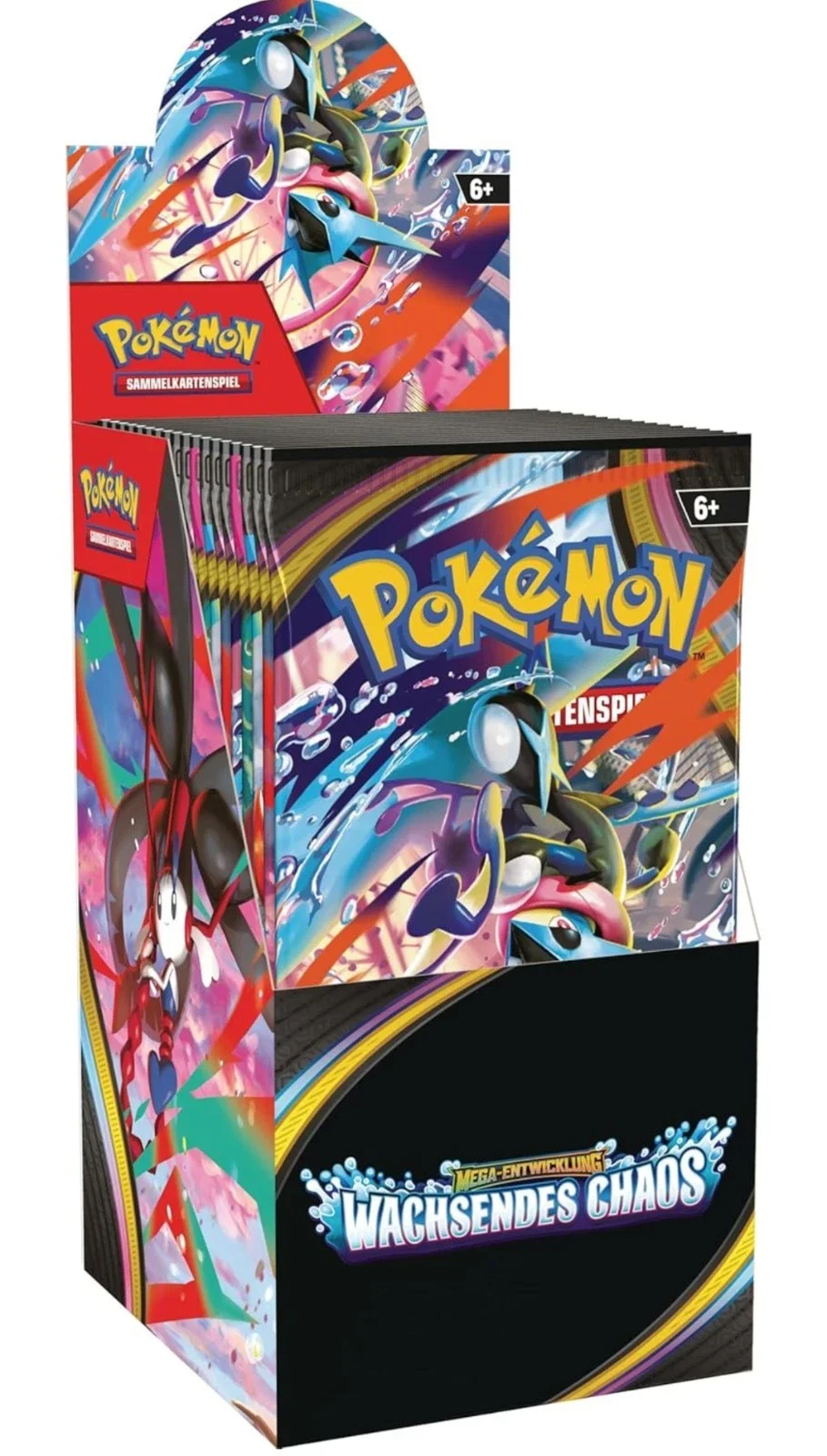Pokemon 18er Display Wachsendes Chaos DE.