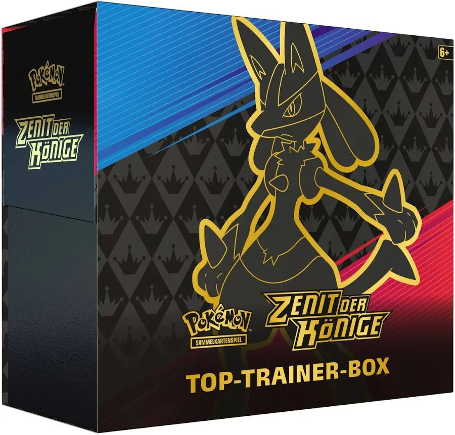 Pokemon Top Trainer Box DE. Zenit der Könige
