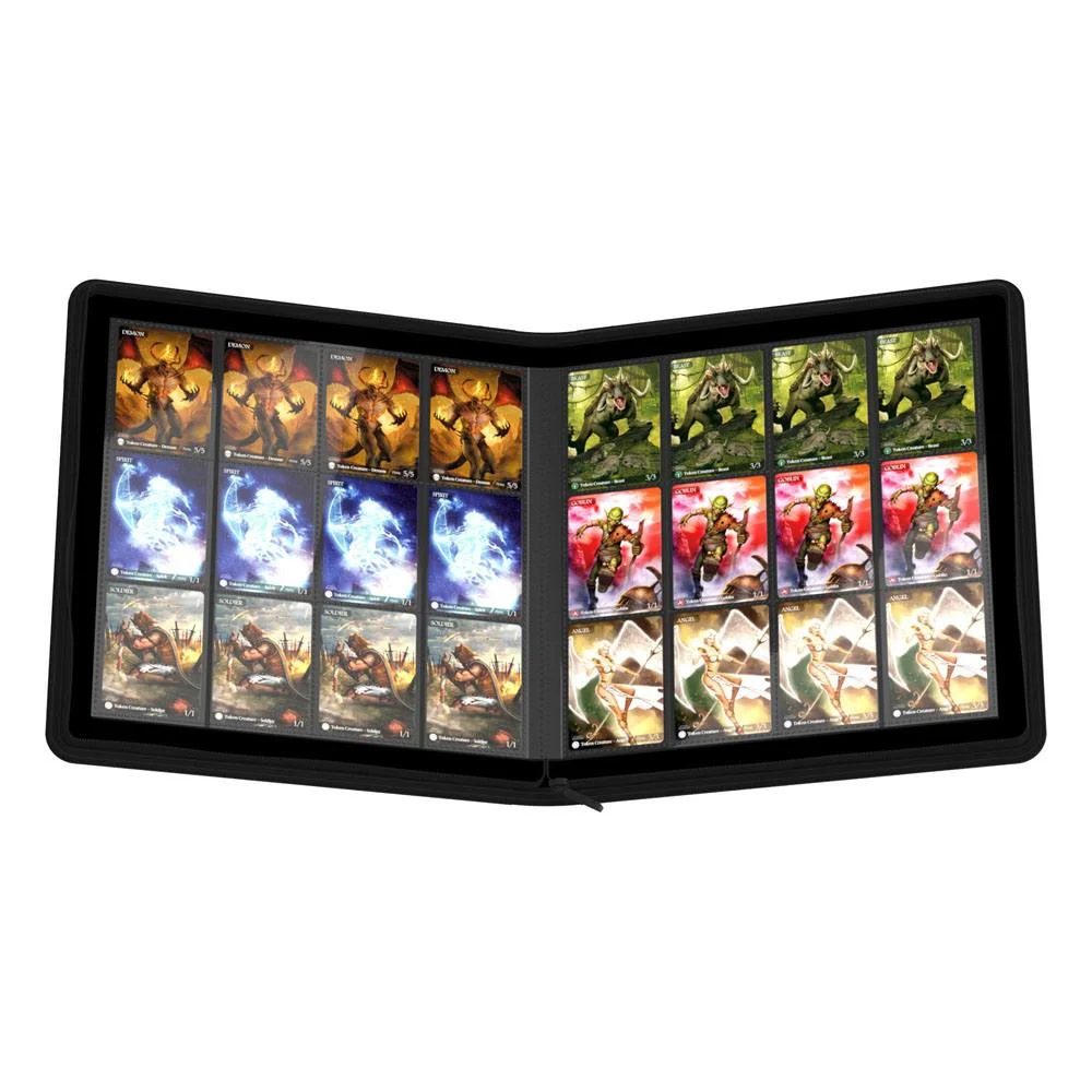 Ultimate Guard Zipfolio 480  24-Pocket Xenoskin - Schwarz