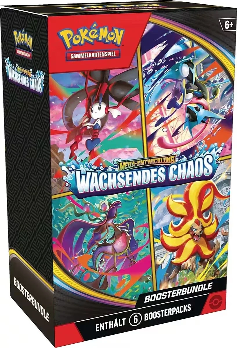 Pokemon Booster Bundle Wachsendes Chaos DE.